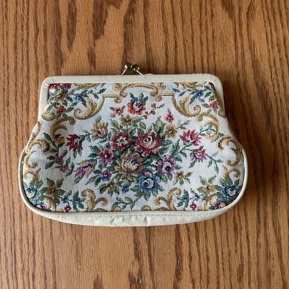 Floral Tapestry Clutch
